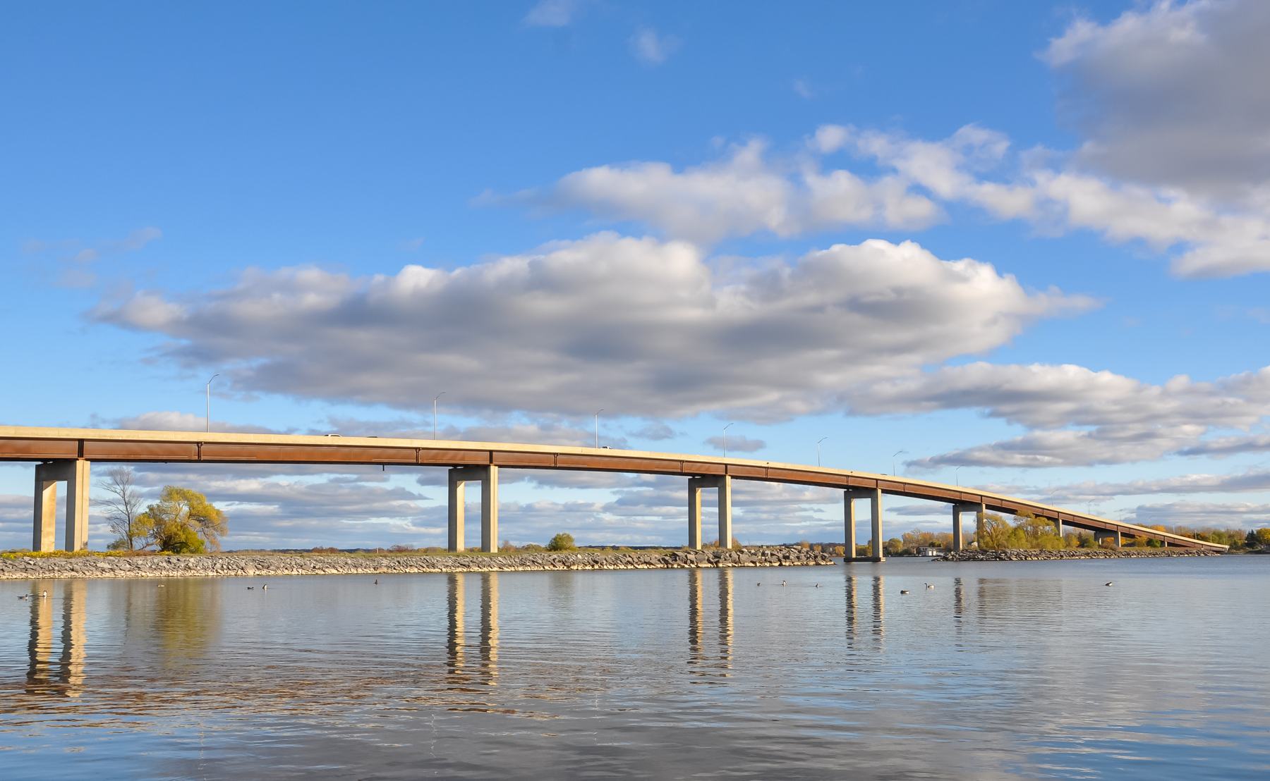 The Bay Bridge over the Bay of Quinte in Belleville